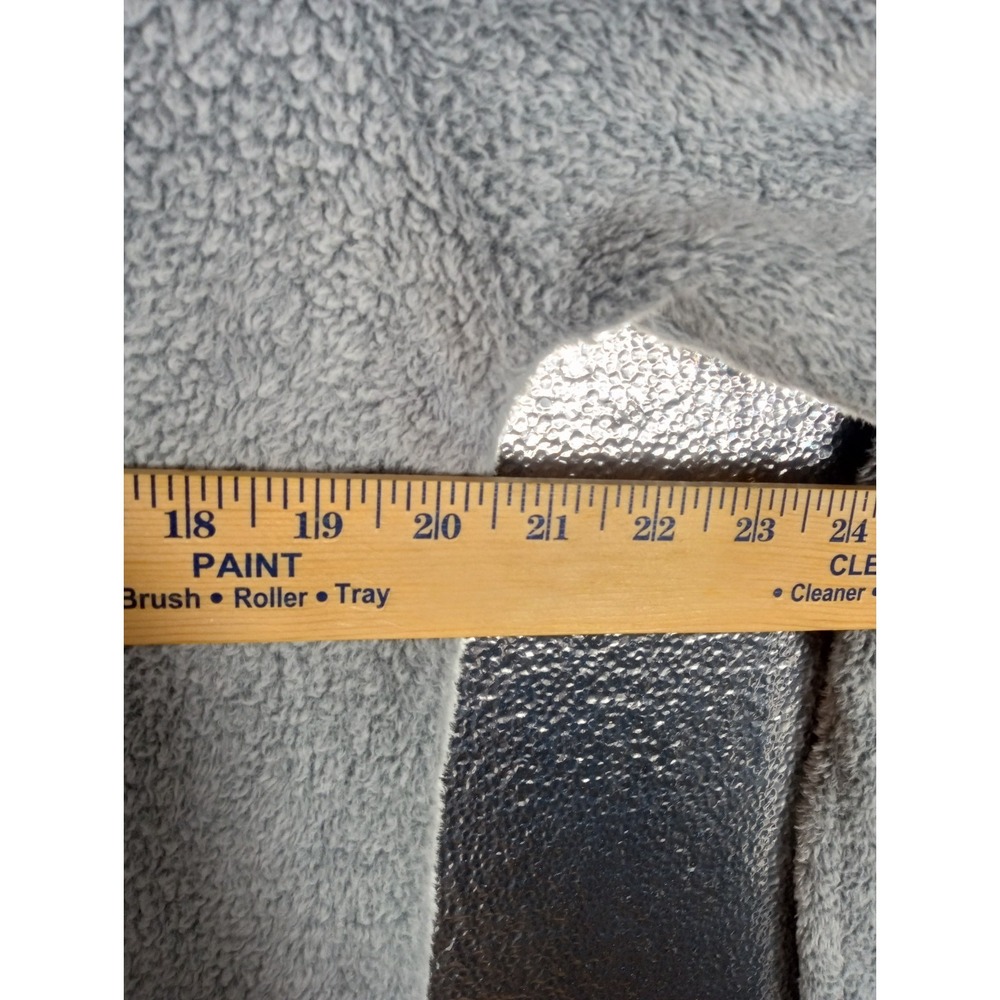 Colosseum Athletics Women's Miami Hurricanes XL Sherpa Gray 1/4 Zip Pullover Y2K - Picture 12 of 14